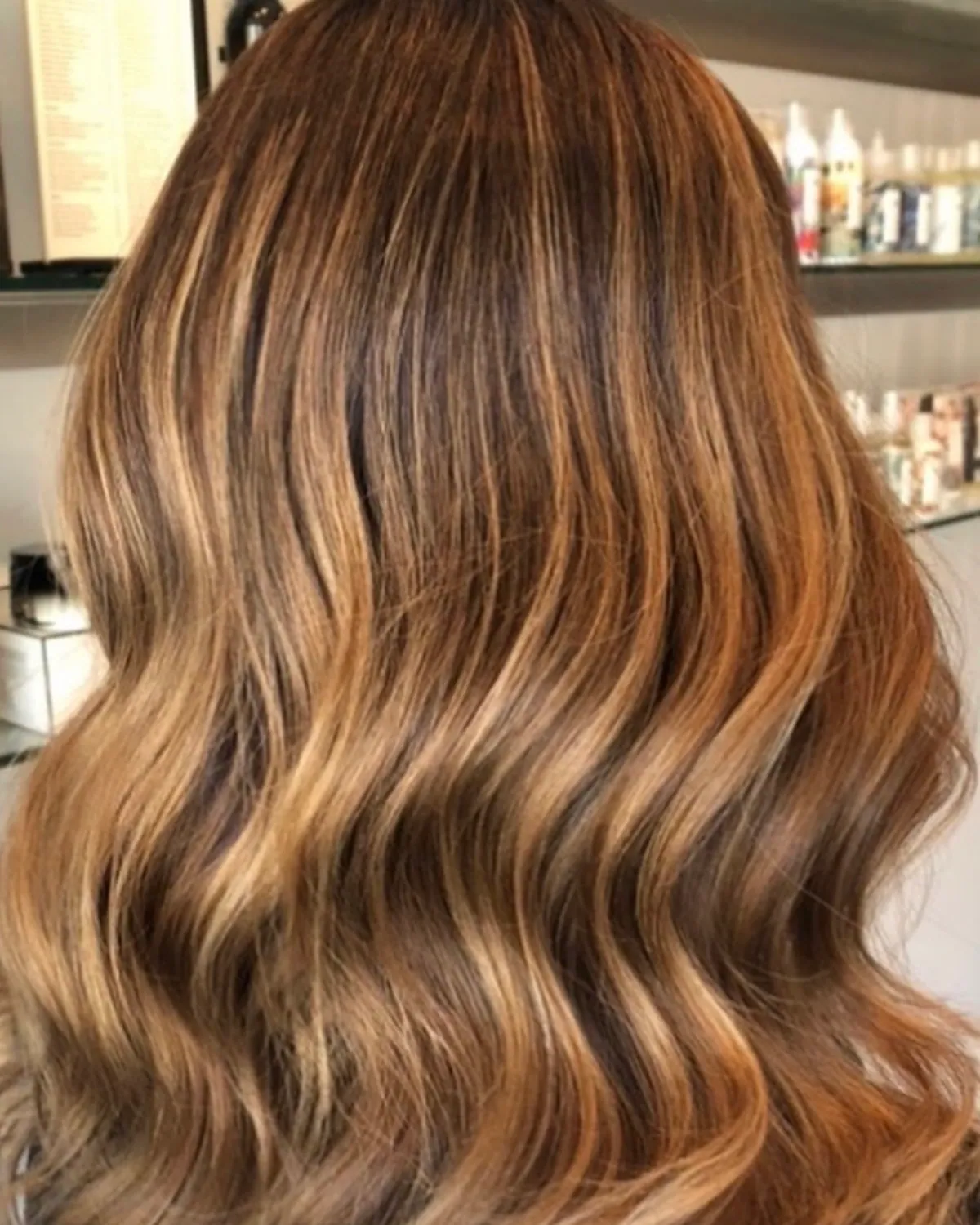 Dimensional brunette balayage from the Shine Salon gallery