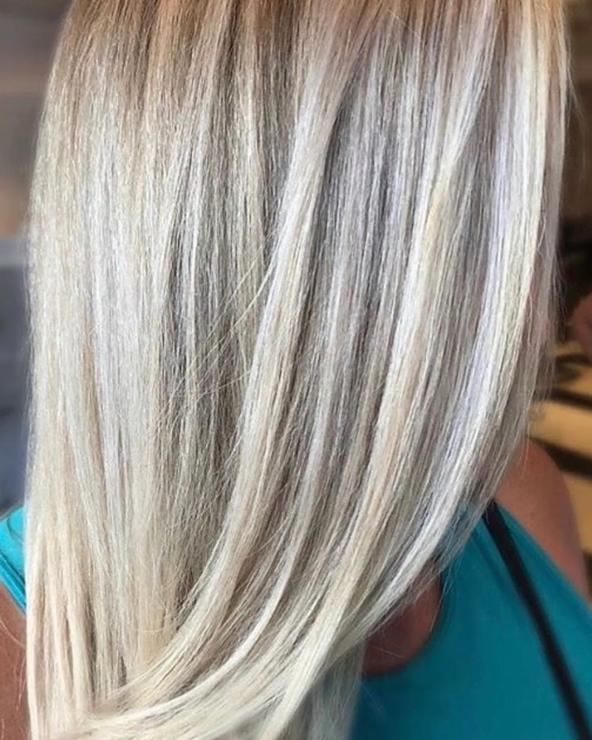 Icy blonde highlights from the Shine Salon gallery